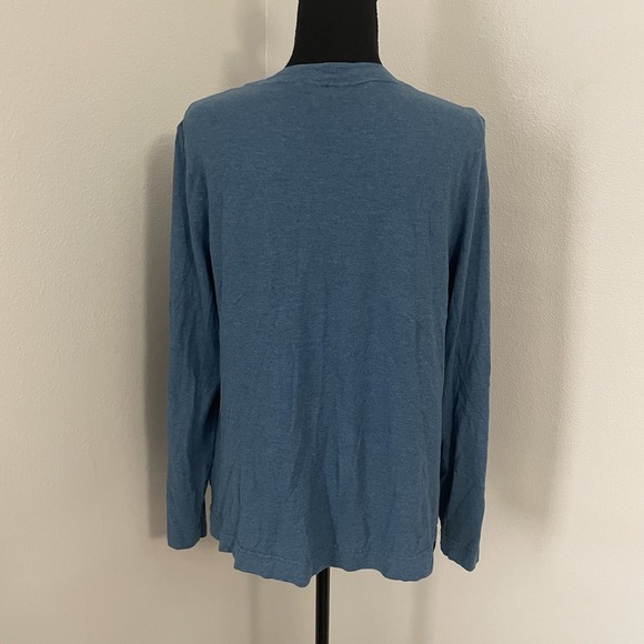 PACT ORGANIC XL Blue Open Front Waterfall Cardigan Top Lightweight Sustainable - Picture 5 of 8
